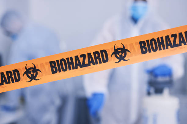 Professional Biohazard Cleanup technician working in Mapleton, MN